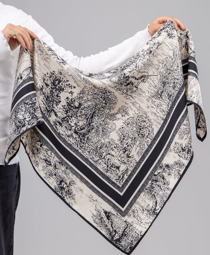 Luxury Silk Square Scarf