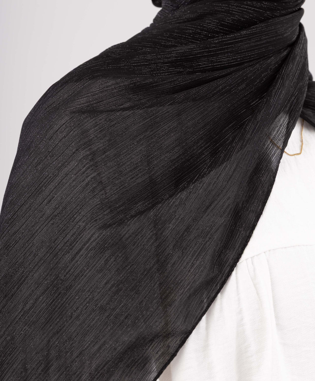 Glittery Chiffon Scarf