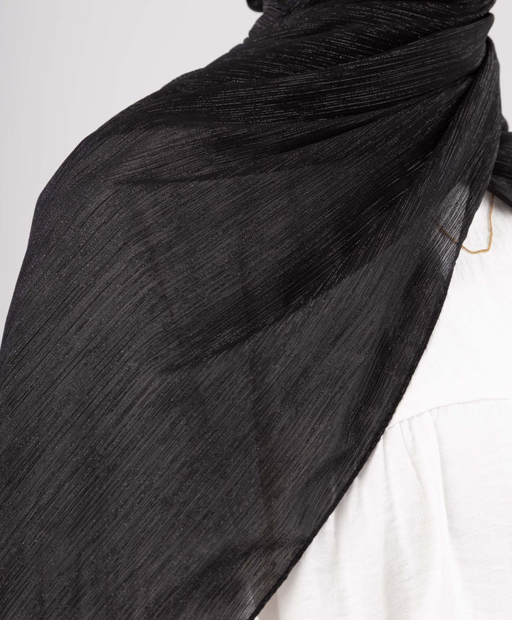 Glittery Chiffon Scarf