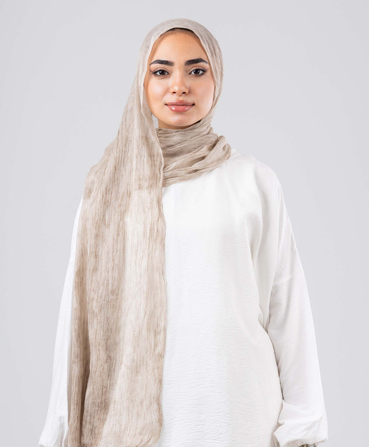 Rumpled Cotton Scarf
