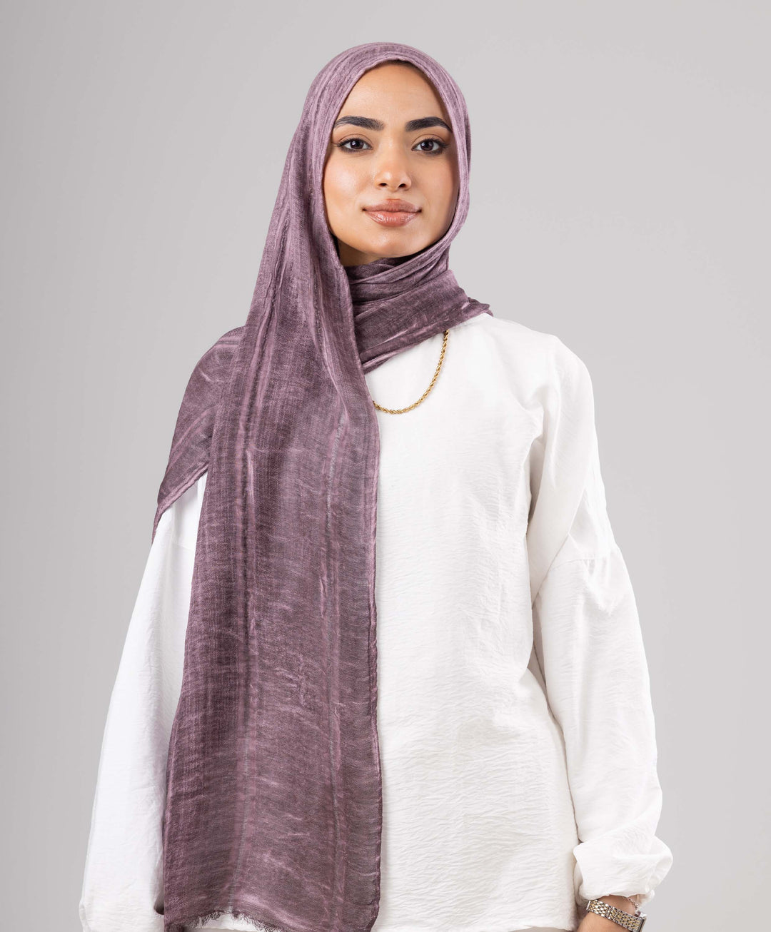 Hazy Linen Marble Scarf