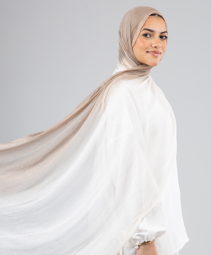 Soft Gradient Cotton Scarf