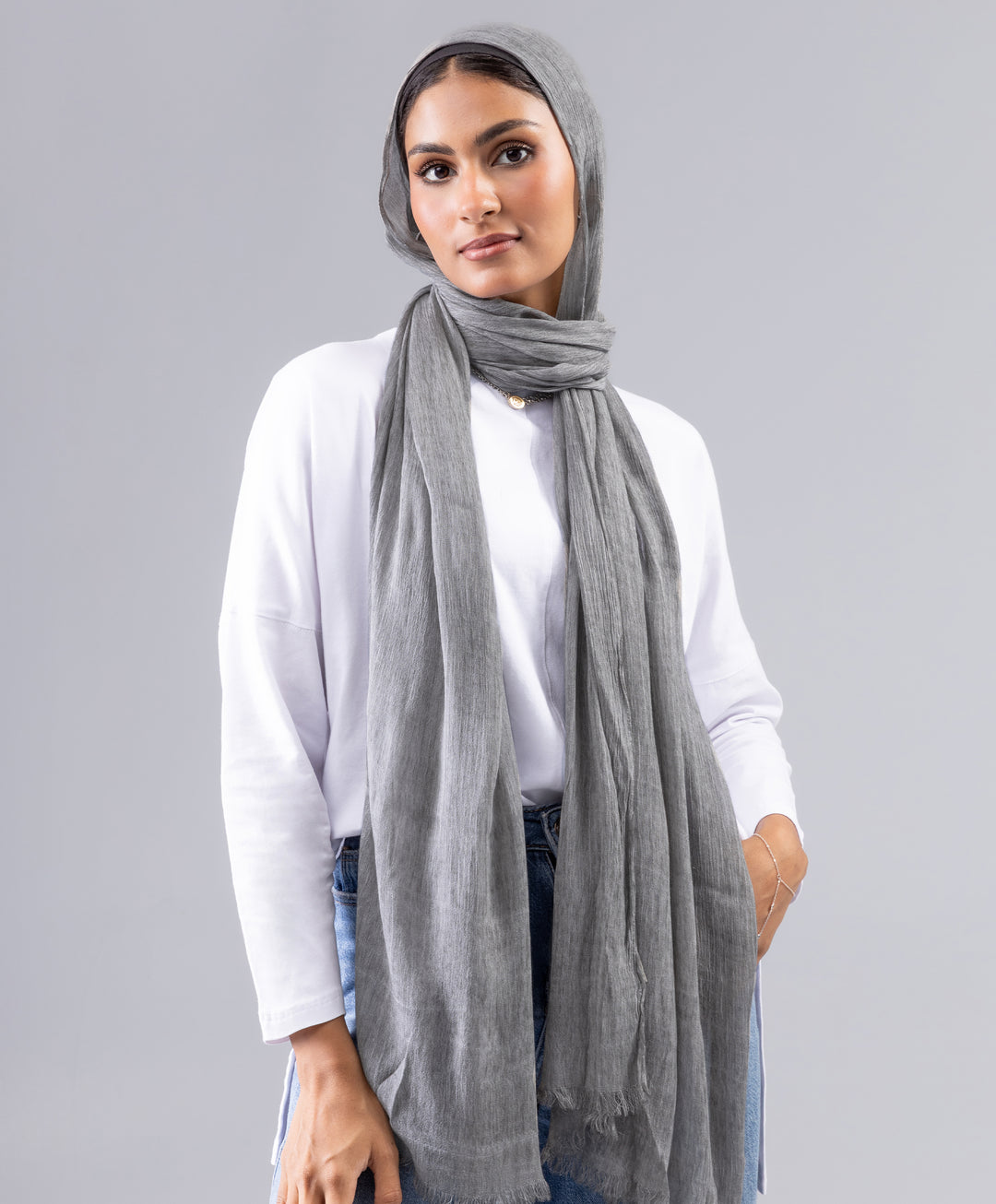 Marble Linen Scarf