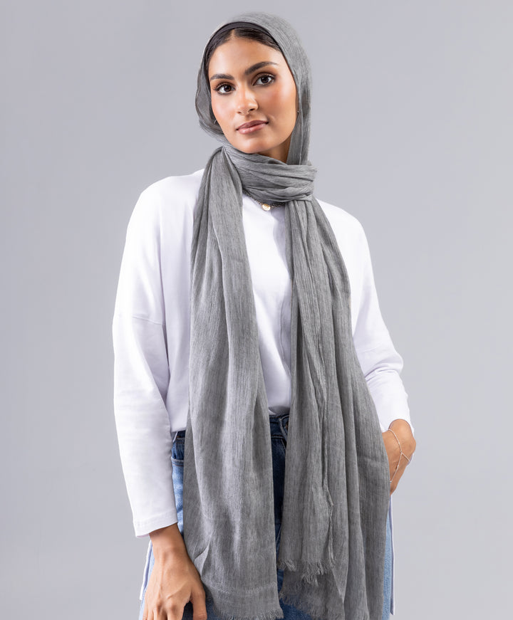 Marble Linen Scarf