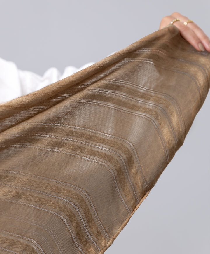 Striped Marble Linen Scarf