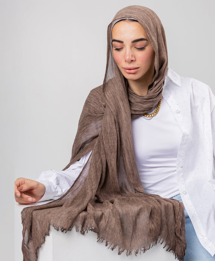 Marble Linen Scarf