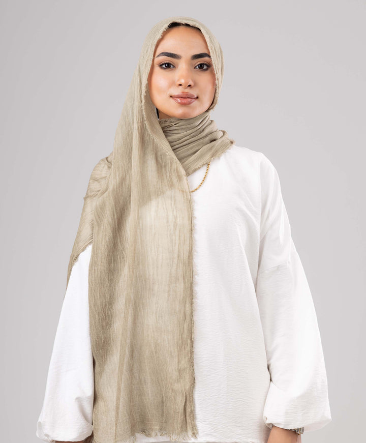 Gloomy Linen Marble Scarf