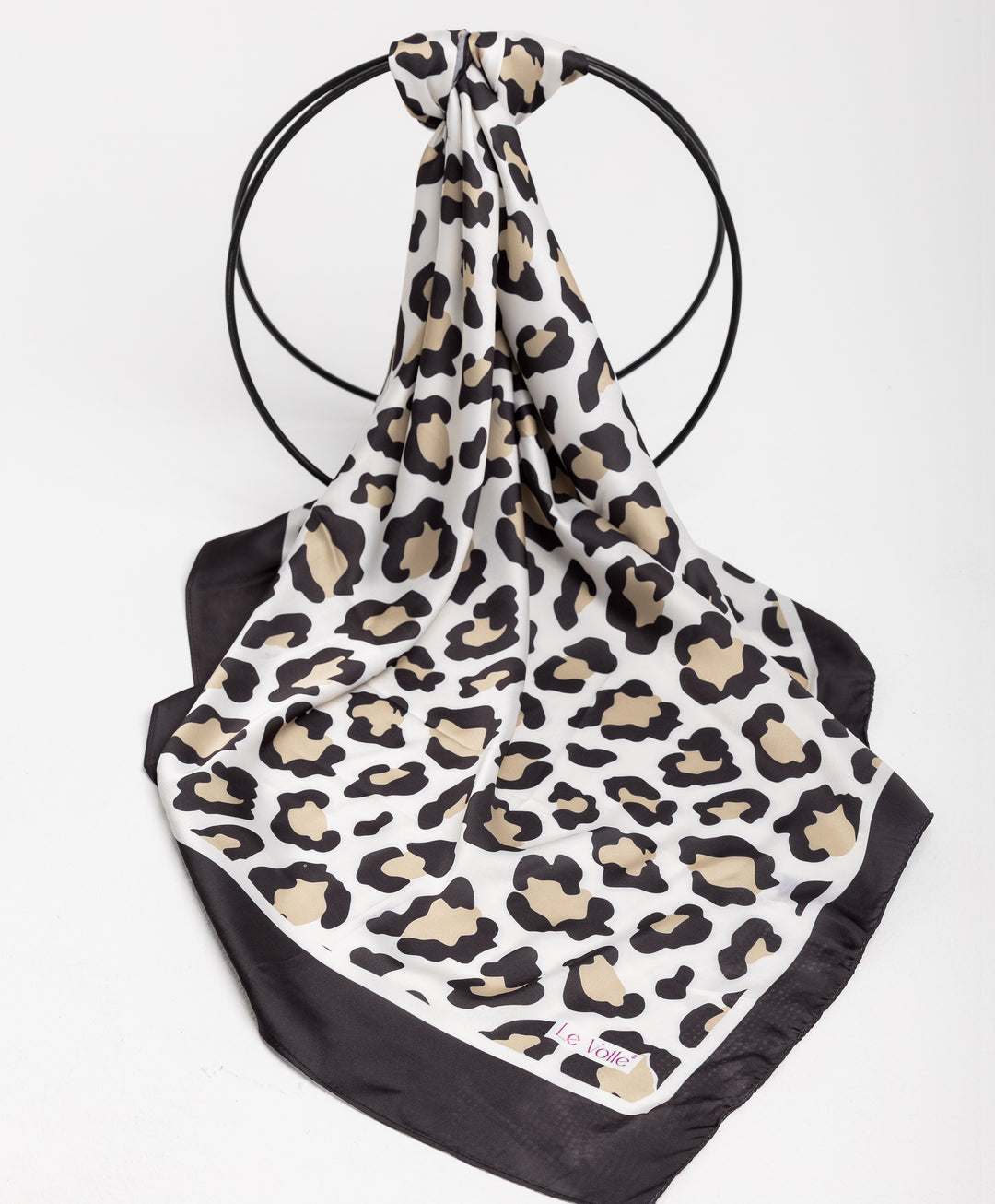 Printed Thick Satin Sq. Scarf