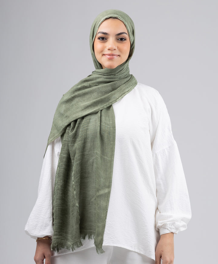 Soft Linen Marble Scarf