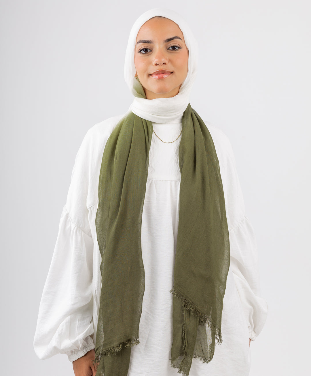 Gradient Cotton Scarf