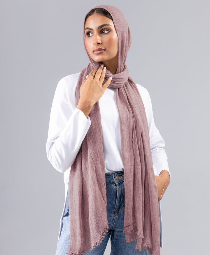 Marble Linen Scarf