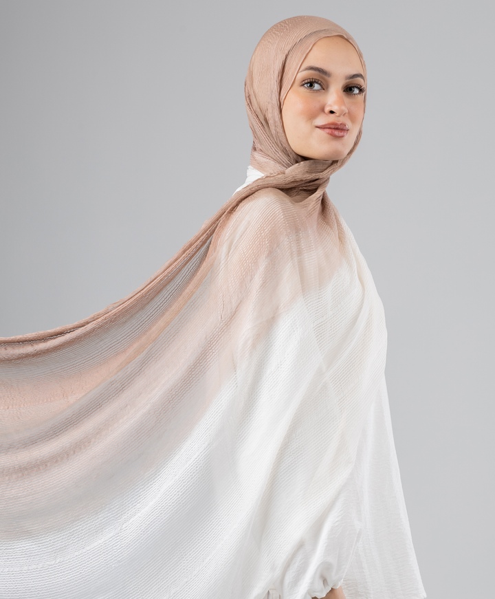 Soft Gradient Cotton Scarf
