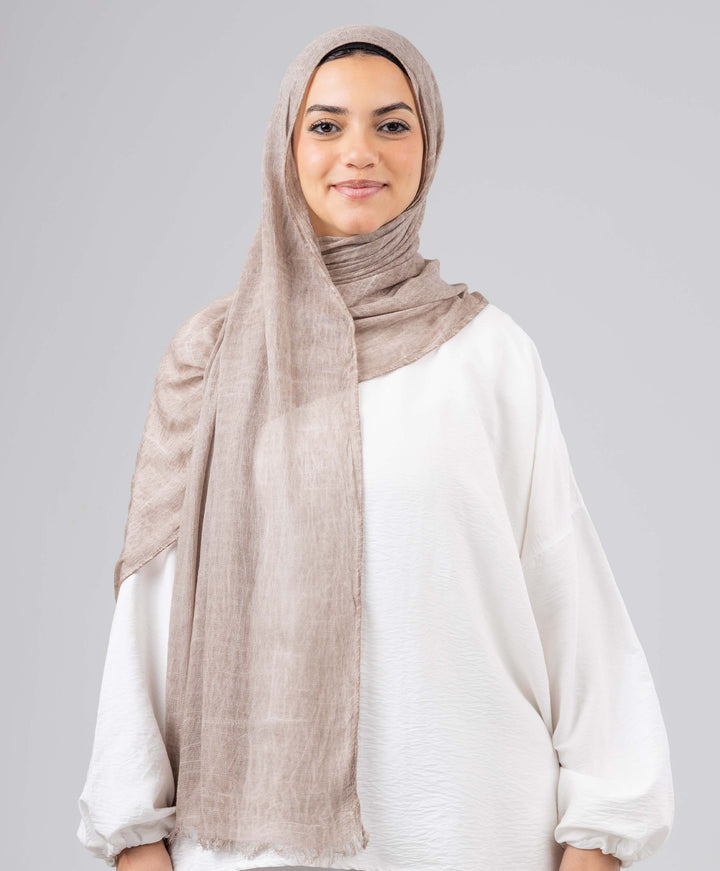 Bamboo Cotton Crushed Scarf