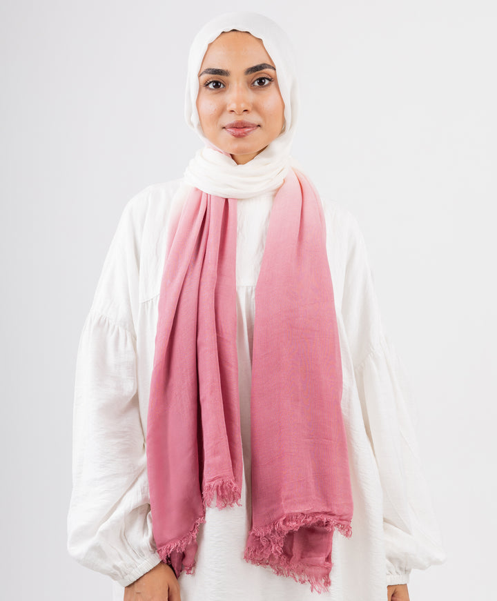 Gradient Cotton Scarf