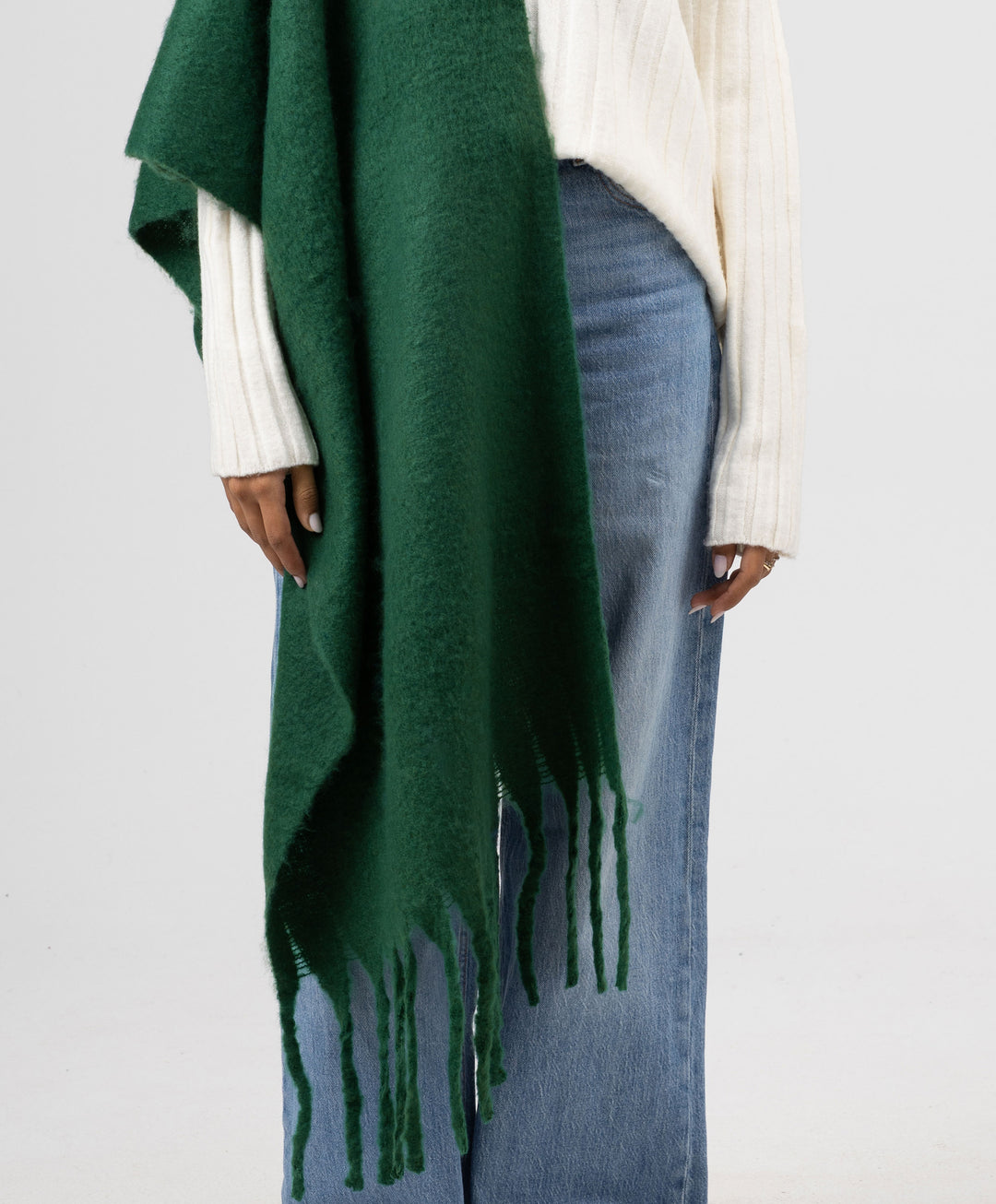 Essential Shawl-Pine Green