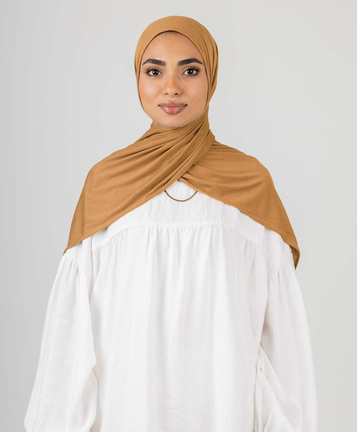 Plain Cotton Lycra Scarf