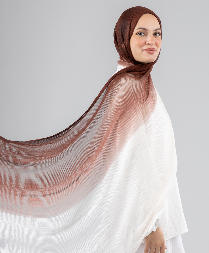 Soft Gradient Cotton Scarf