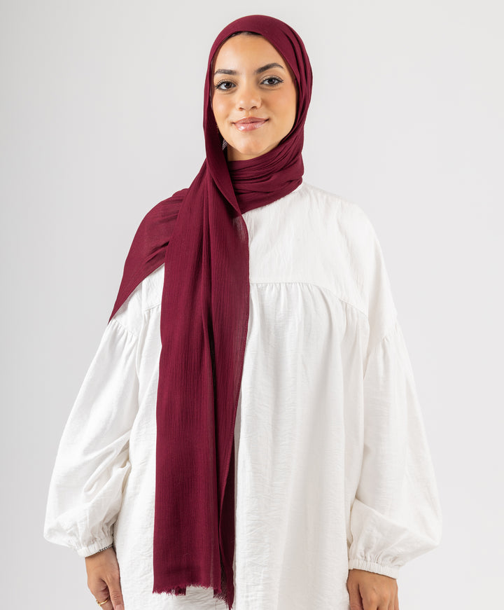 Cotton Crinkle Scarf