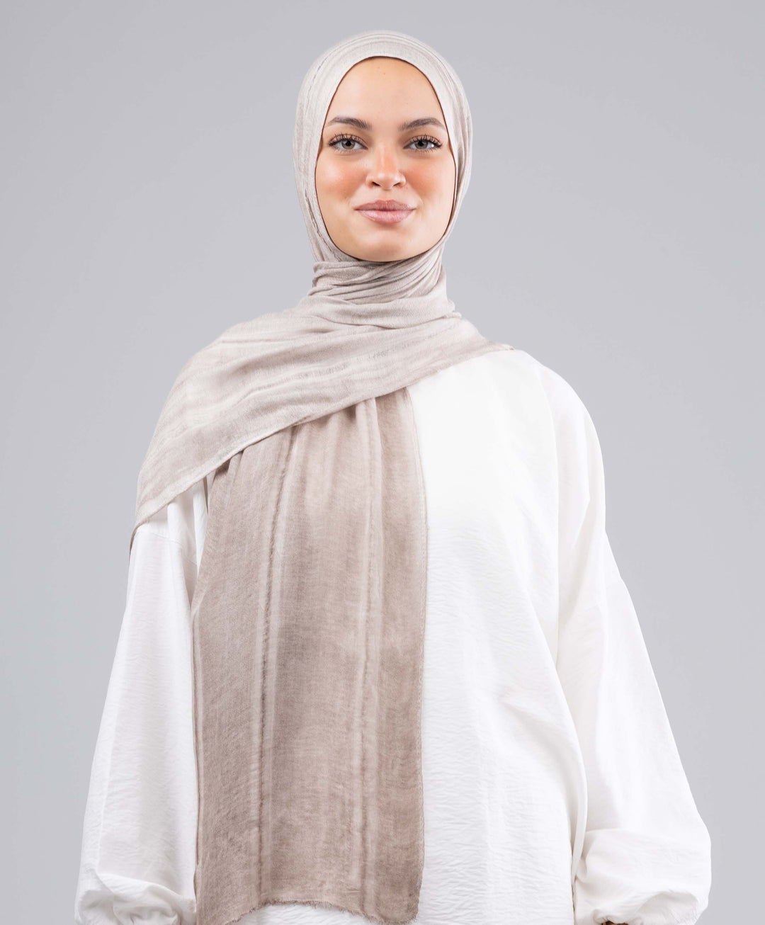 Lined Marble Cotton Scarf