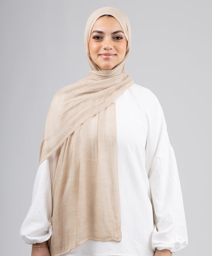 Breezy Linen Marble Scarf