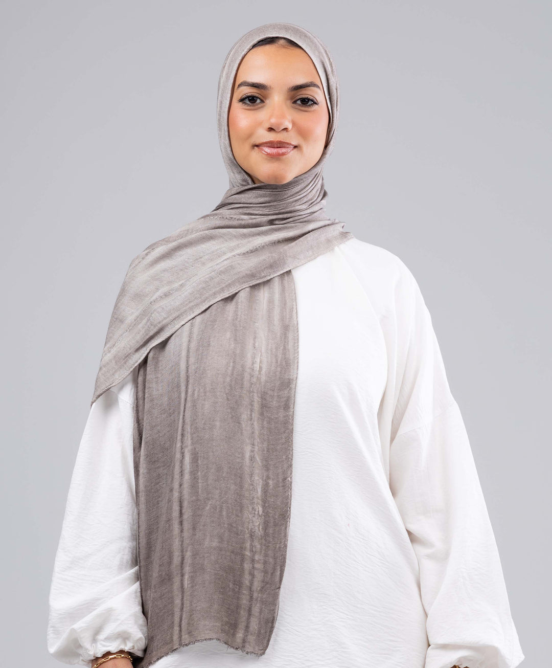 Lined Marble Cotton Scarf