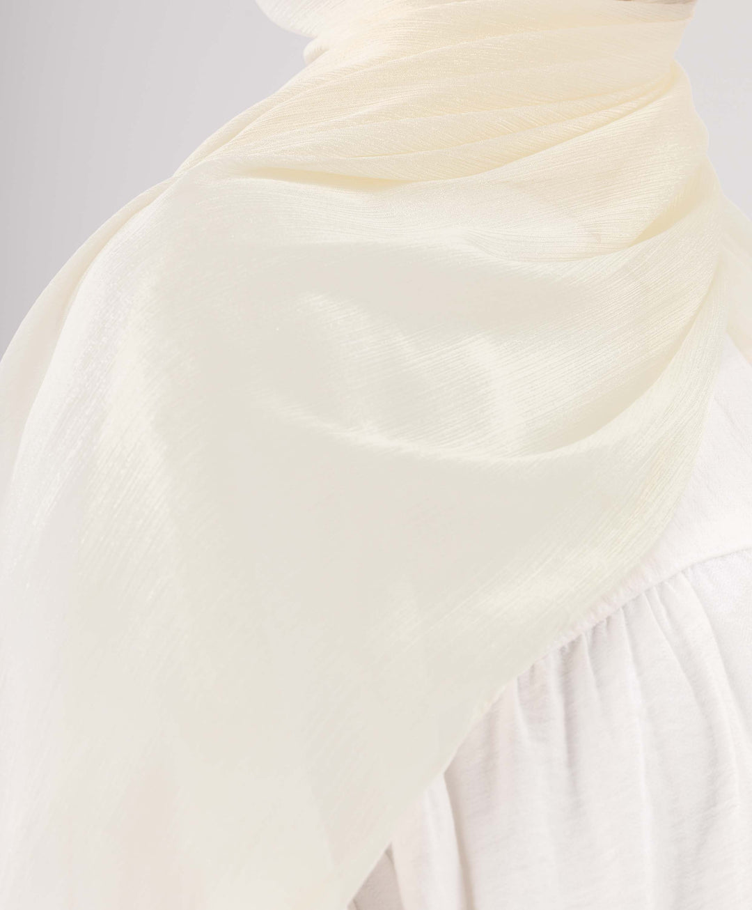Glittery Chiffon Scarf