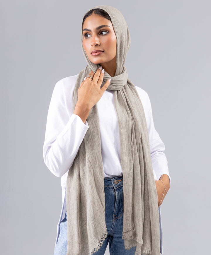 Marble Linen Scarf