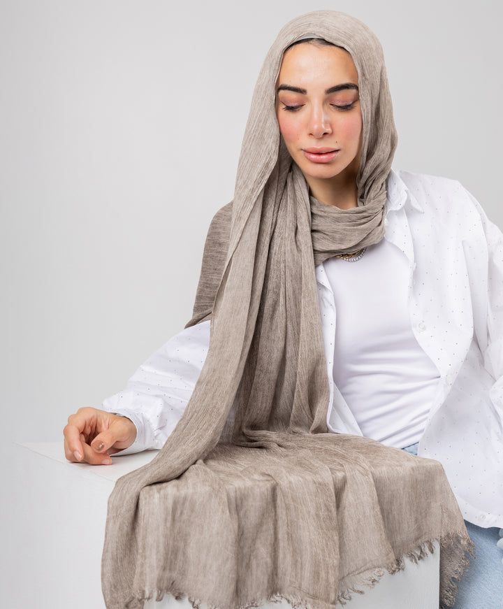 Marble Linen Scarf