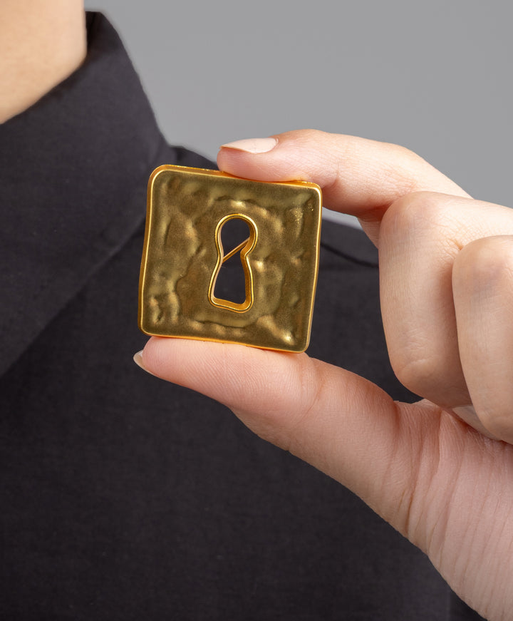 Mini Lock Brooch
