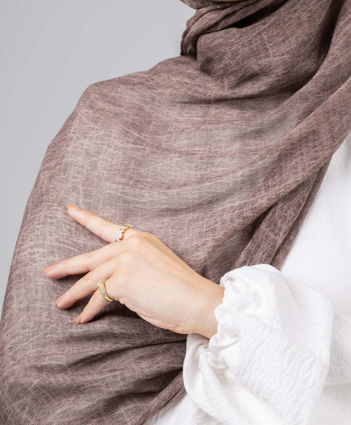 Bamboo Cotton Crushed Scarf