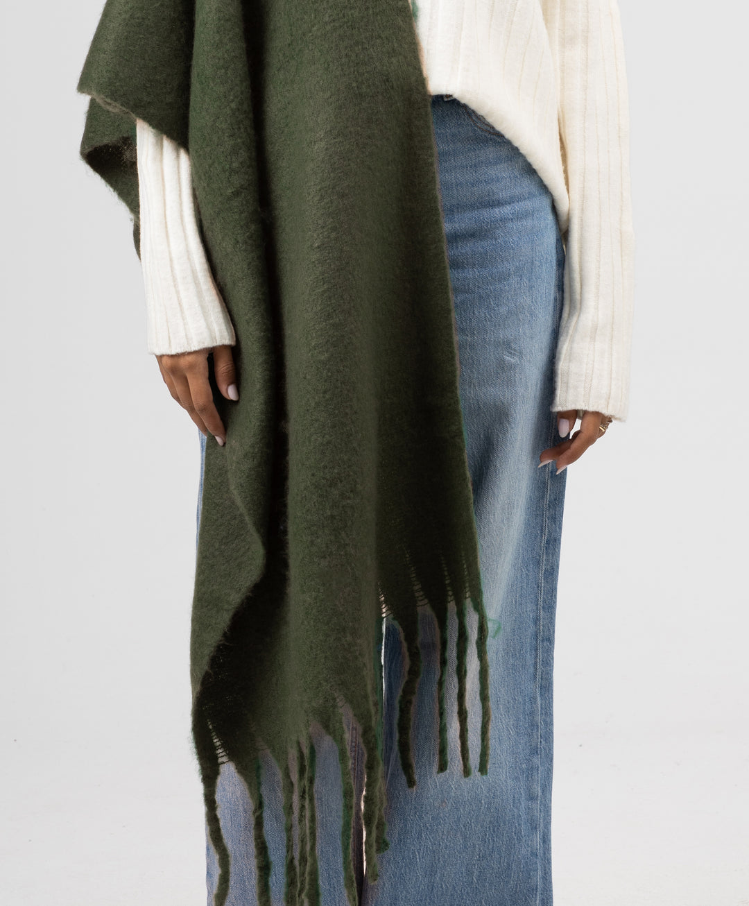 Essential Shawl-Olive
