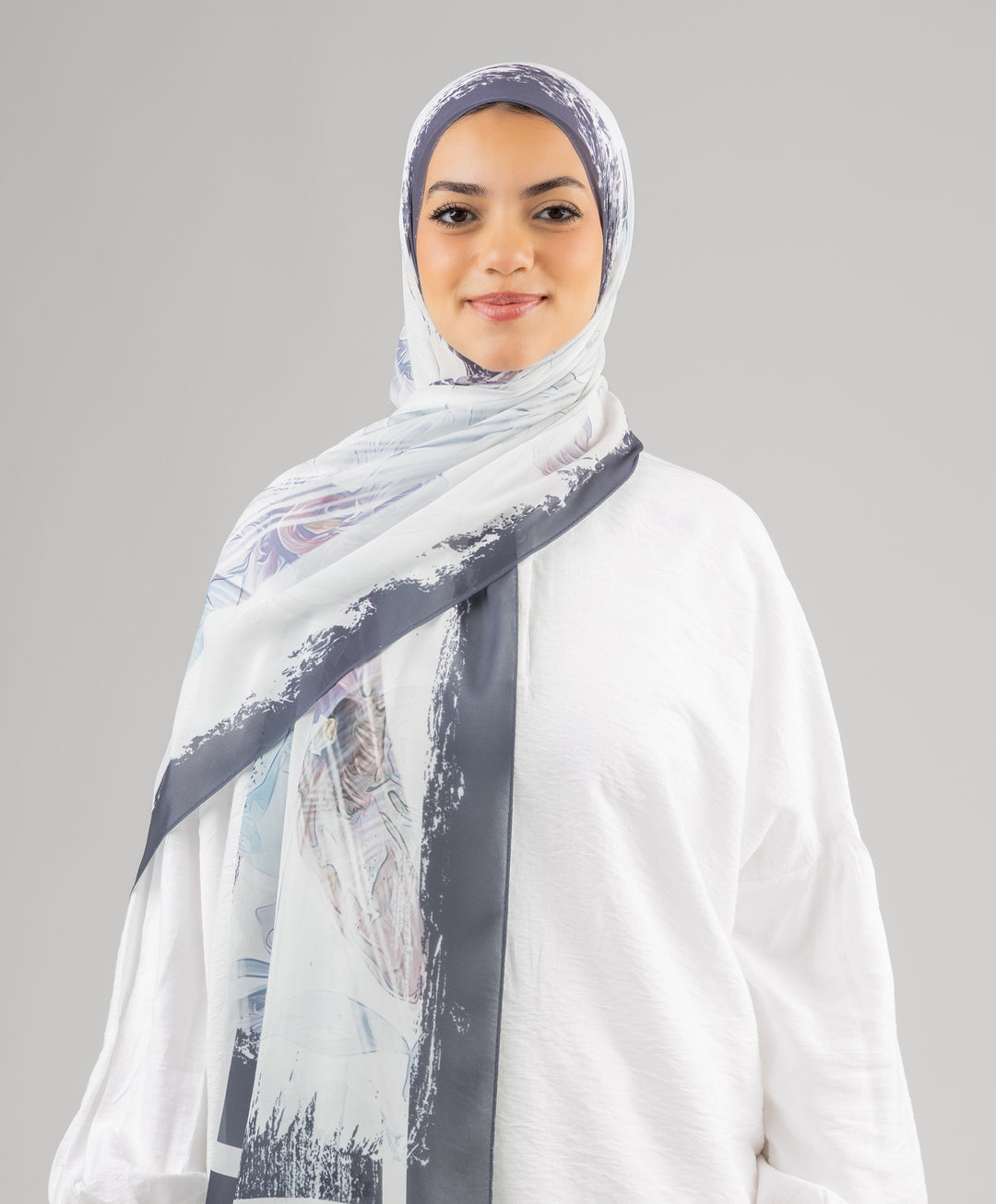 Artic Breeze Chiffon Scarf