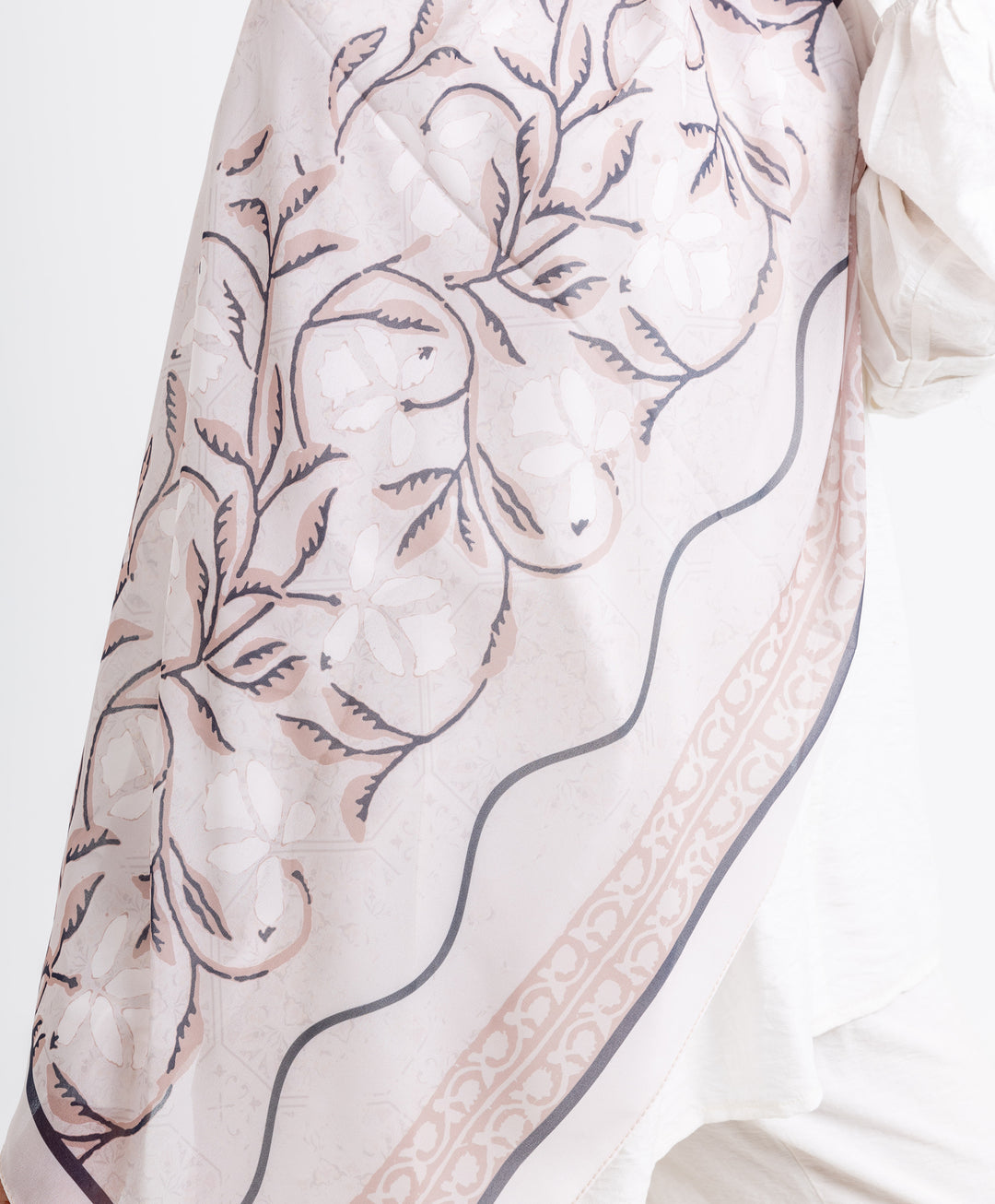 Nude Elegance Chiffon Scarf