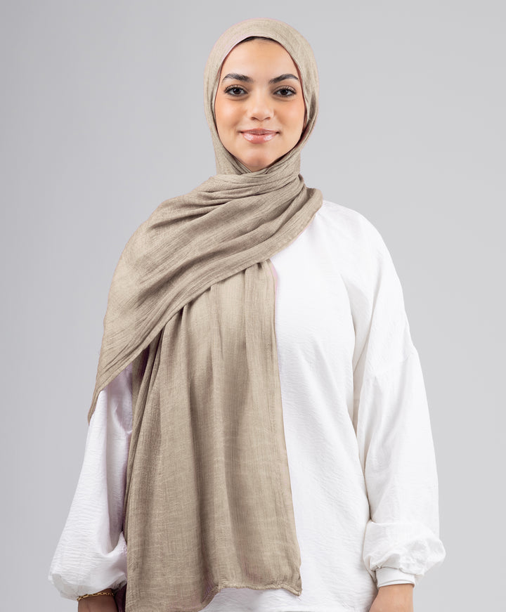 Breezy Linen Marble Scarf