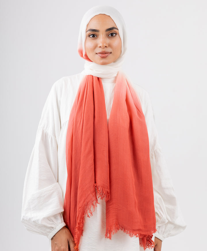 Gradient Cotton Scarf