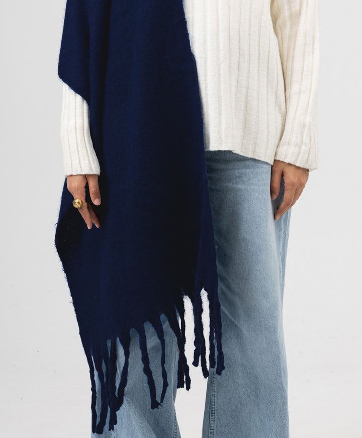 Essential Shawl-Navy