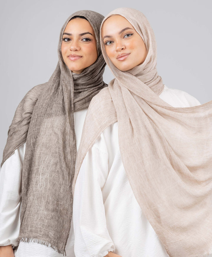 Bamboo Cotton Crushed Scarf