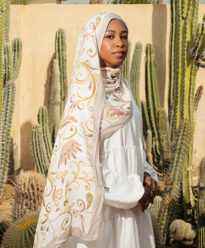 Paisley Floral Modal Scarf