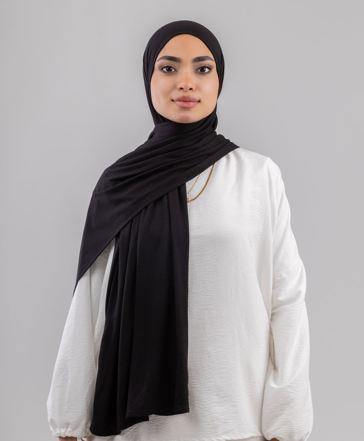 Plain Cotton Lycra Scarf