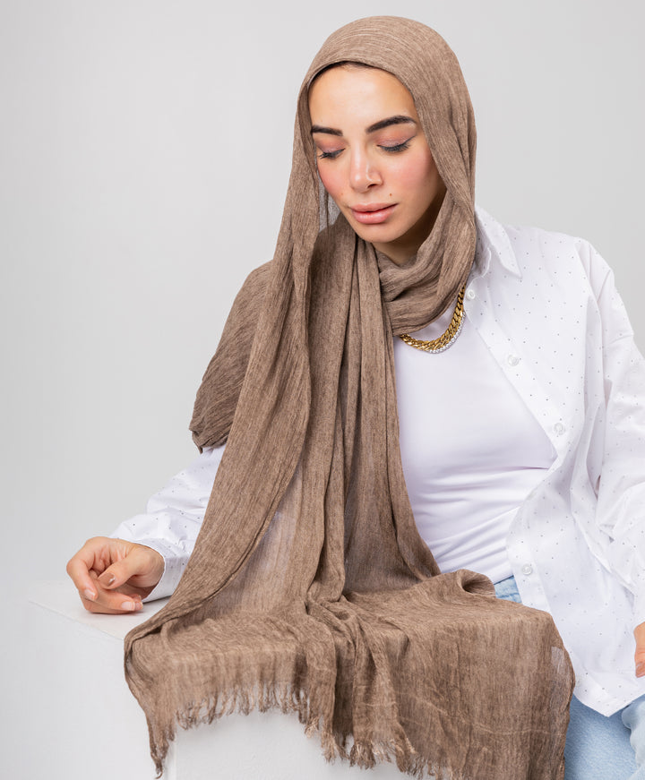 Marble Linen Scarf