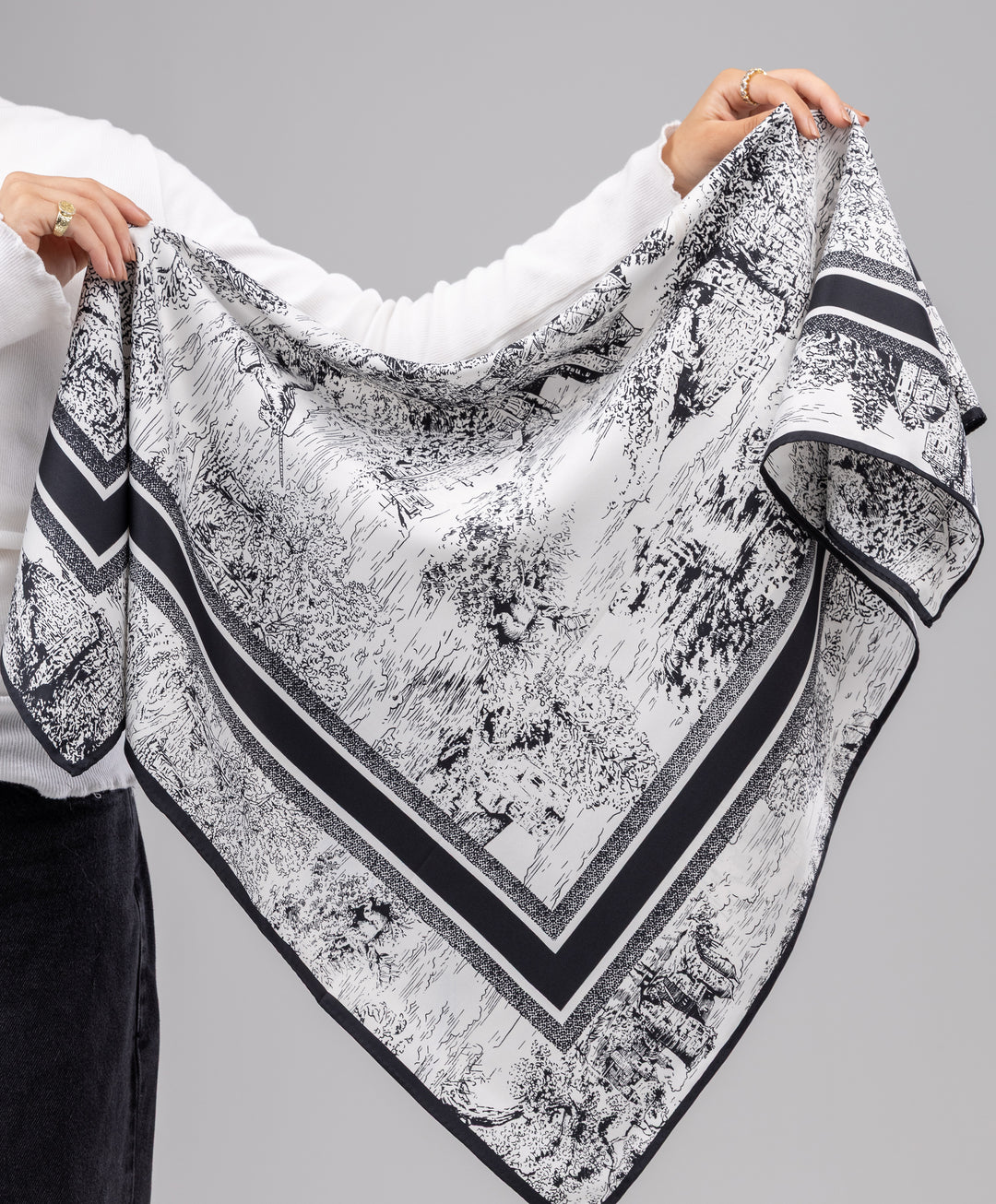 Luxury Silk Square Scarf