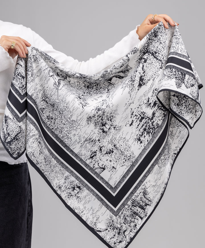 Luxury Silk Square Scarf
