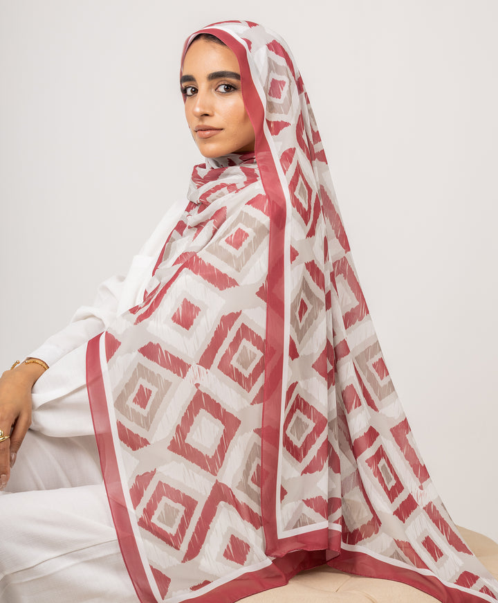 Elegant Ikat Scarf
