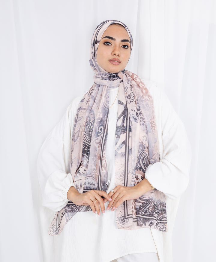 Paisley Chiffon Scarf