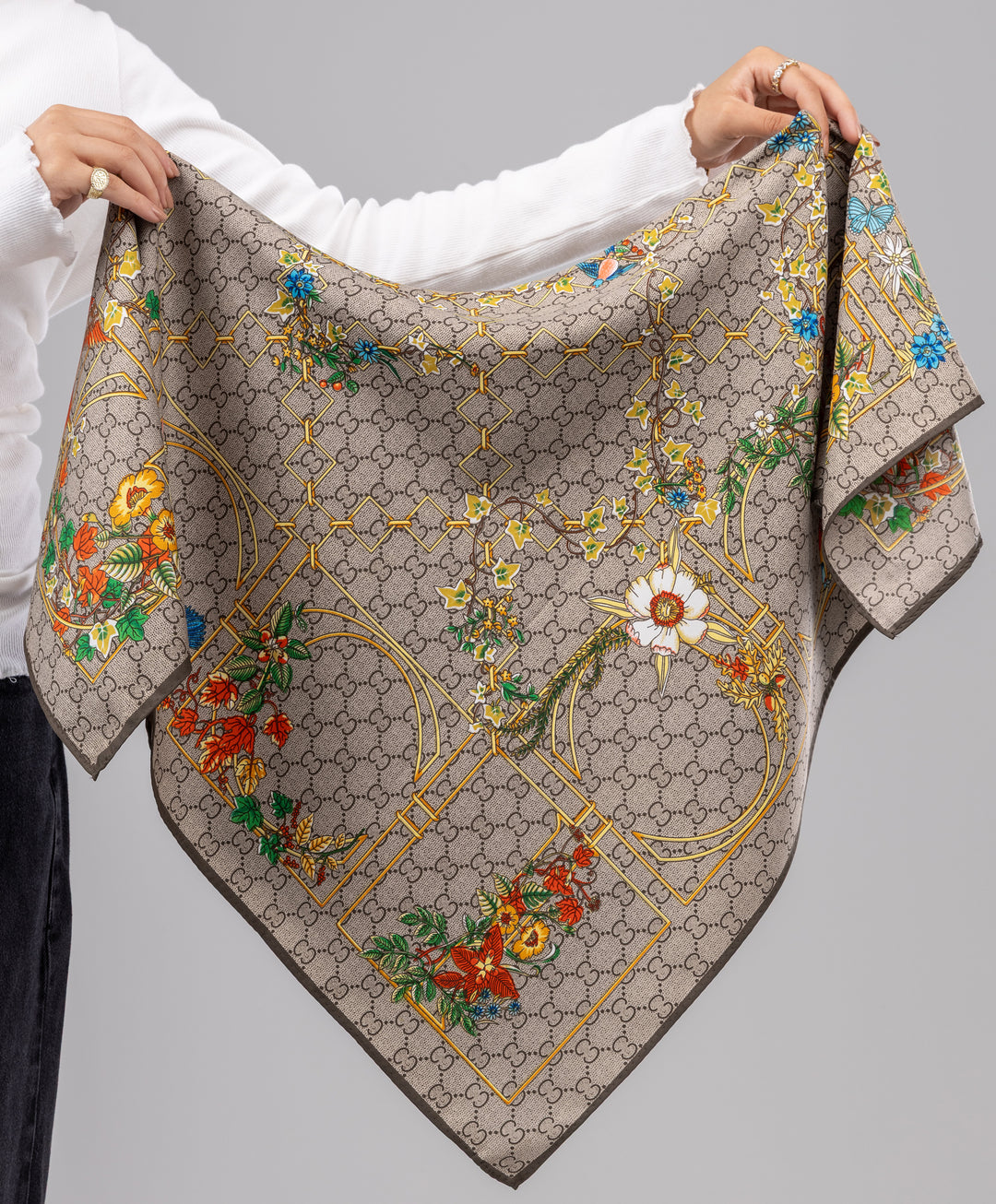 Luxury Silk Square Scarf