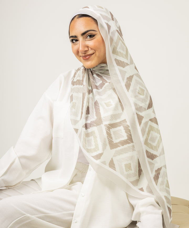 Elegant Ikat Scarf