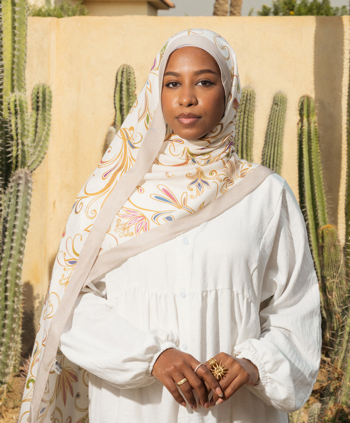 Paisley Floral Modal Scarf