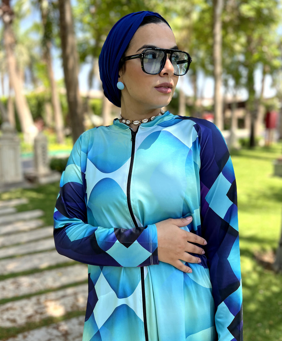 Printed Modest Burkini