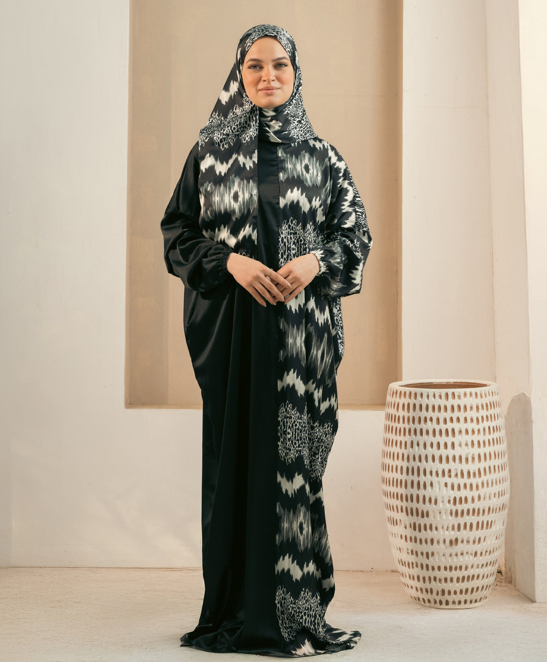 Half Printed Satin Isdal