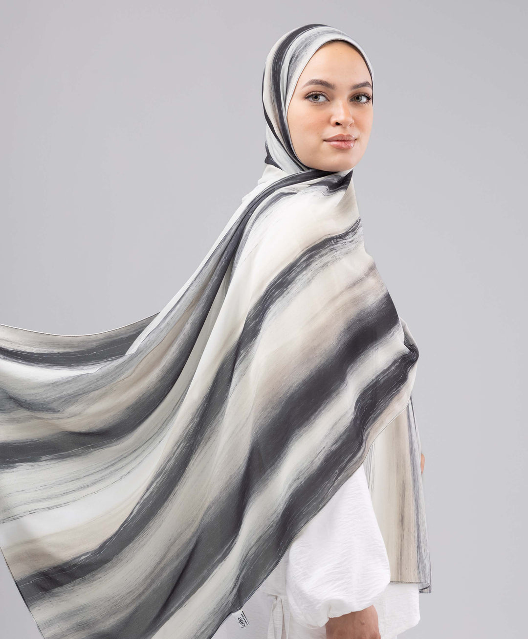 Lunar Flow Chiffon Scarf